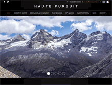 Tablet Screenshot of hautepursuit.co.uk